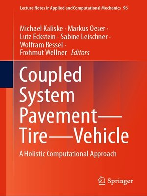 cover image of Coupled System Pavement--Tire--Vehicle